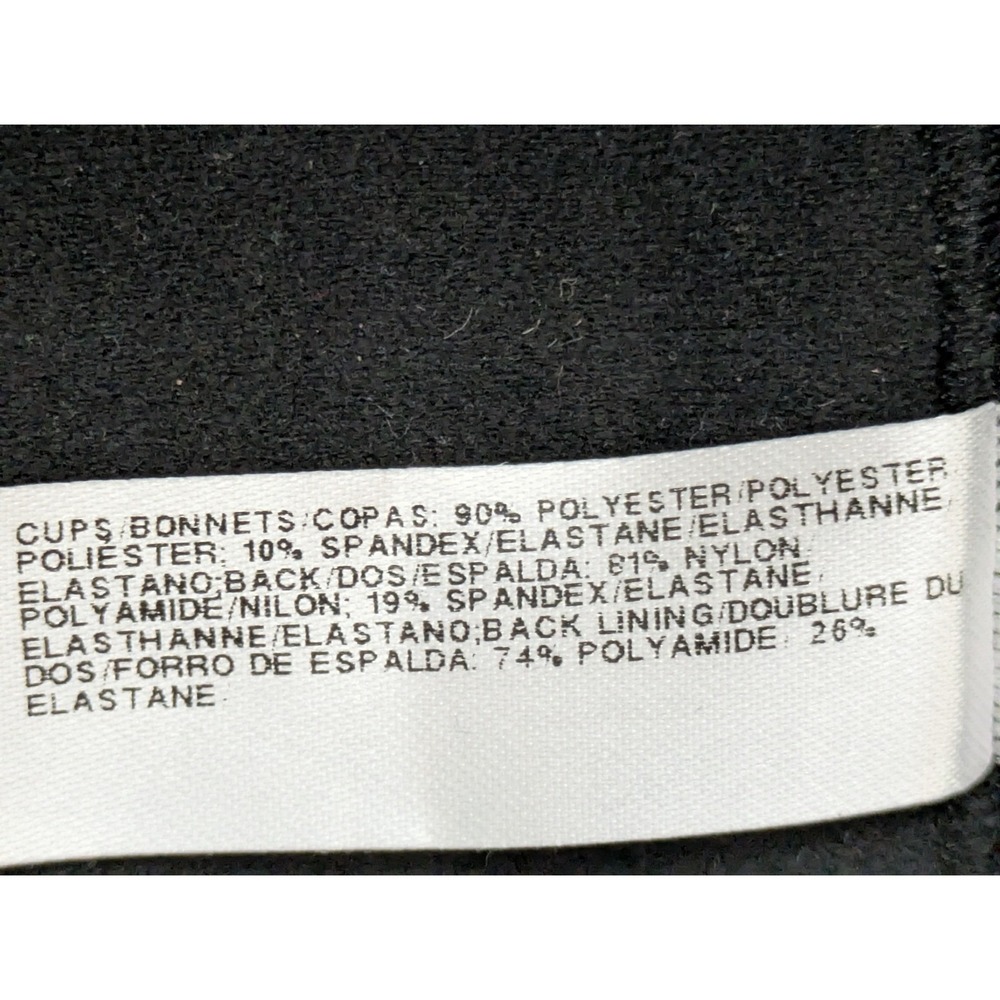 Wacoal 856393 Simply Done Wireless Contour T-Shirt Bra 34C Black Wireless NWT - Picture 5 of 6
